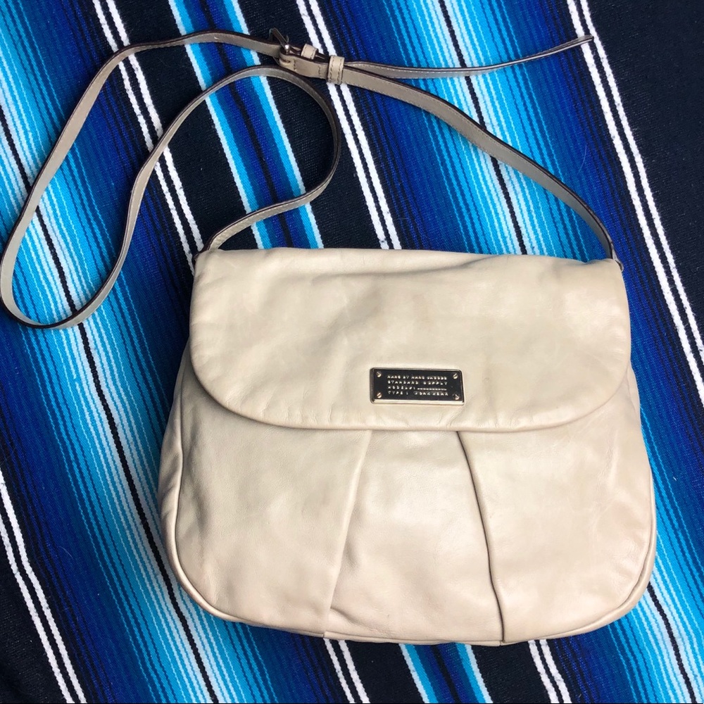 Marc By Marc Jacobs Beige Satchel Bag